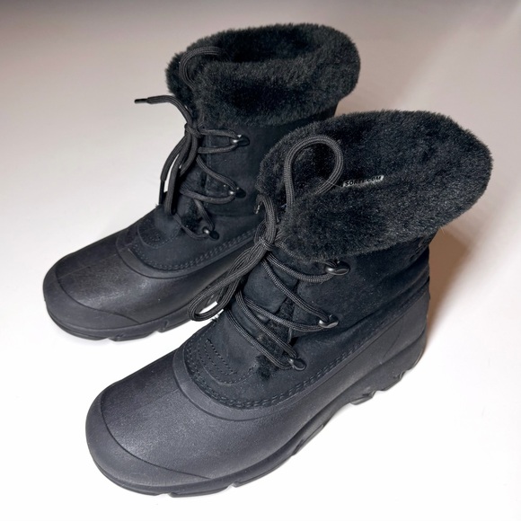 Sorel Shoes - Sorel Women’s Snow Angel Faux Fur Detail Waterproof Boots Black Size- 8